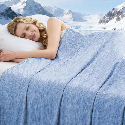 ChillWave | Cooling Blanket with Breathable Fabric | Lightweight & Soft for Hot Sleepers
