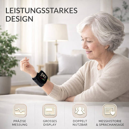 Wrist Blood Pressure Monitor | Rechargeable Digital Device