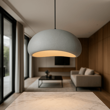 Plafonnier dôme avec câble réglable en hauteur, douille E27, luminaire graduable pour îlot de cuisine et table à manger