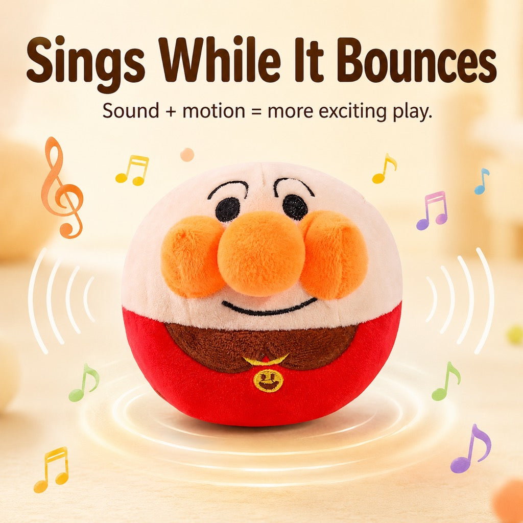 Ortekor Interactive Electric Bouncing Plush Dog Toy for Indoor Chase Play & Bored Dogs