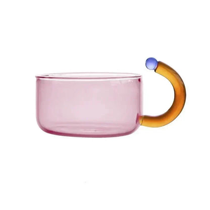 Heat-Resistant Glass Infuser Set 14 oz Amber Loose Leaf Brewing Pot Matching Cups Filter Kitchen Counter Drinkware Herbal Blend Station Orga