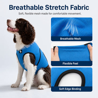 Ortekor Dog Comfort Wrap Vest for Thunderstorms, Fireworks & Travel - Adjustable Hug-Like Support for Nervous Dogs