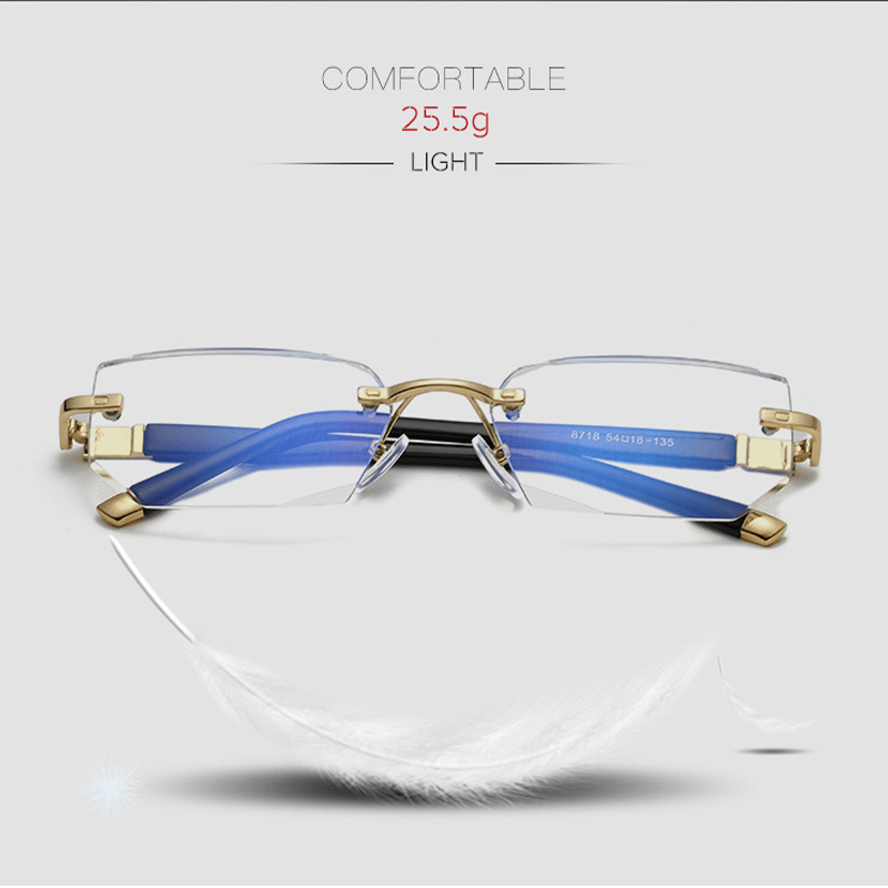 Progressive No-Line Reading Glasses with Blue Light Filter – Computer Readers for Men & Women