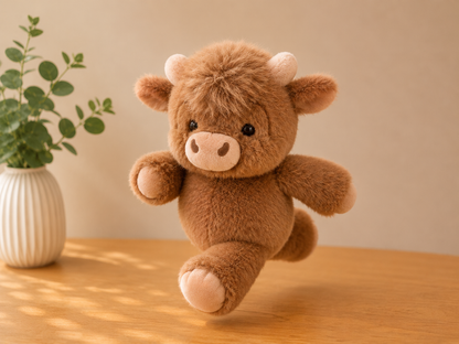 SnuggleMoo™ – Cozy Highland Plush