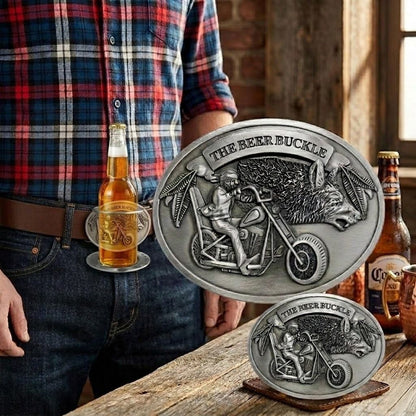 BrewBuckle™ - Beer Holding Belt Buckle