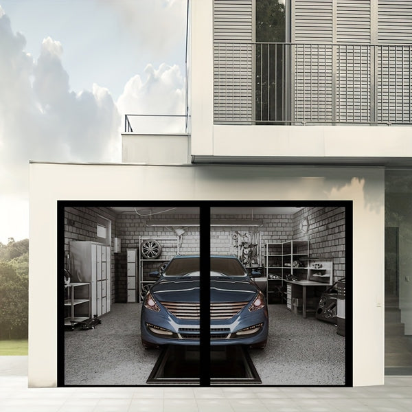 Rideau de porte magnétique Ortekor | Moustiquaire magnétique avec fermeture automatique | Conception adaptée aux animaux de compagnie pour une protection contre les insectes