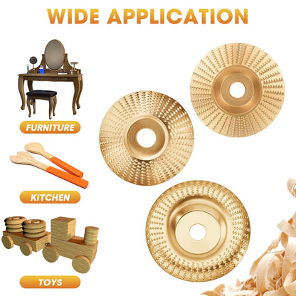 Wood Carving and Grinding Wheel with Tungsten Carbide Disc