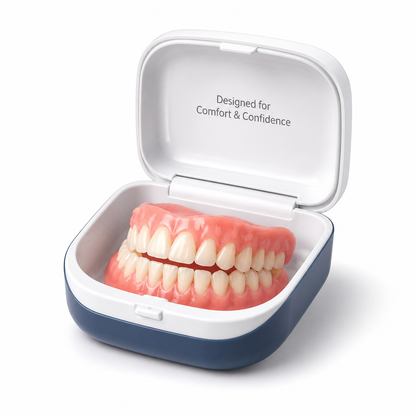 Adjustable Fit & Reusable Silicone Denture Set