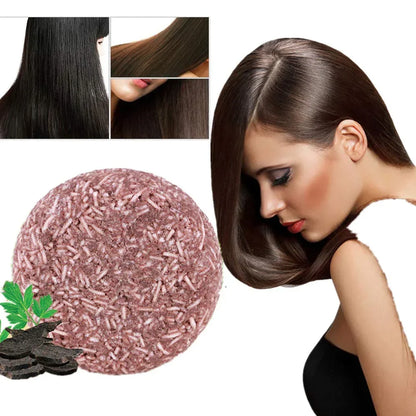 Natural Hair Darkening Shampoo Bar – Restores Color, Boosts Volume & Nourishes Scalp