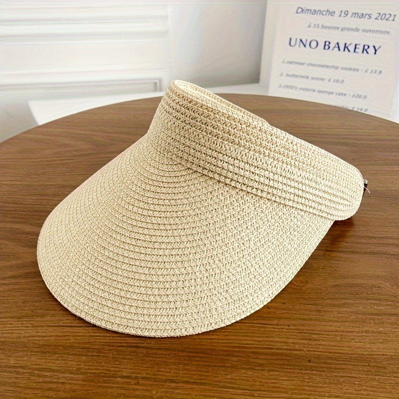 Packable Wide-Brim Sun Hat for Women – Lightweight UV-Blocking Visor