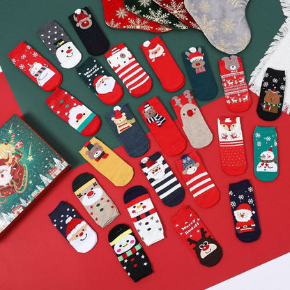 FESTIVETOES – Christmas Sock Advent Calendar for Seasonal Joy