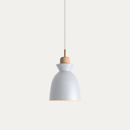 Wooden Hanging Light Fixture 11 inch E27 Socket Modern Nordic Ceiling Lamp for Bedroom Living Room Dining Area Kitchen Island Entryway Hallw
