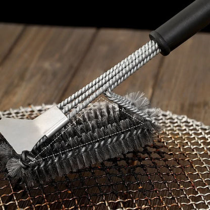 FIRECLEAN – Heavy-Duty Grill Brush Set Outdoor Cooking Tool