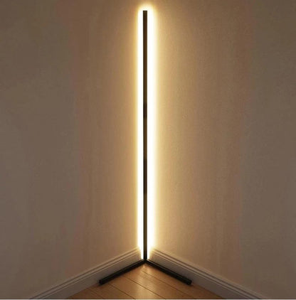 Modern RGB LED Floor Lamp with Remote | Adjustable Warm White & Color Changing Standing Light for Living Room Corner & Home Ambiance | 24W
