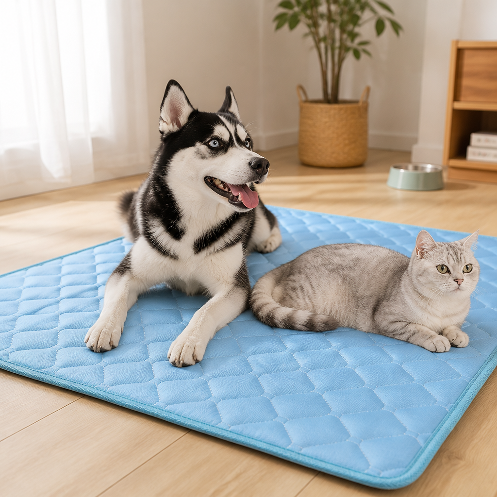 Ortekor Ice Silk Cooling & Breathable Pet Mat (Machine Washable)