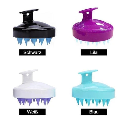 Scalp Massager Soft Silicone Bristles Waterproof