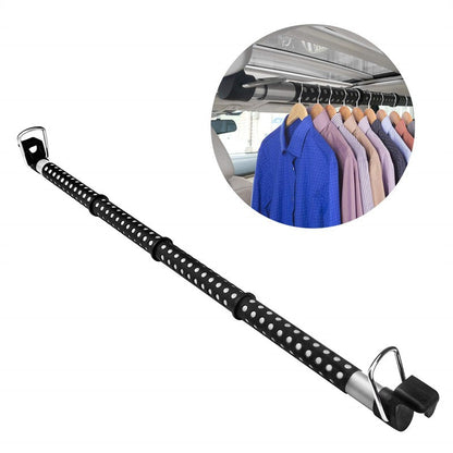 Porte-vêtements extensible pour voiture | Barre de suspension télescopique pour le voyage