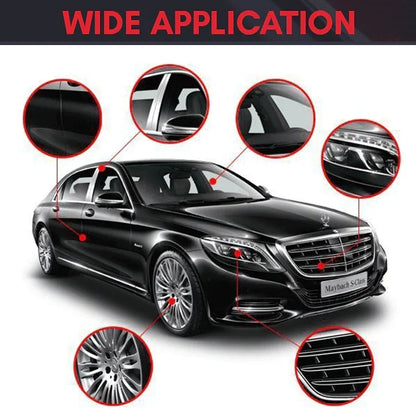 Car Plastic & Trim Restorer Polish Kit for Faded Auto Surfaces | Scratch Repair for Headlights, Bumpers & Dashboard | UV Protection