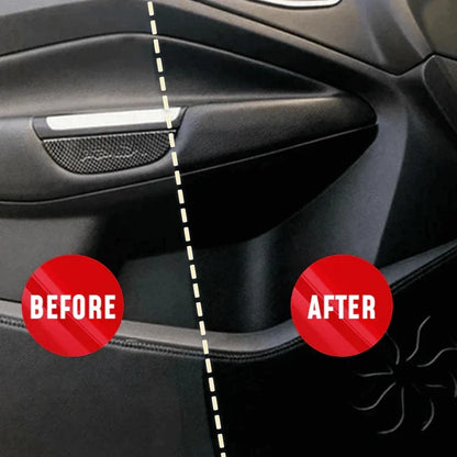 Car Plastic & Trim Restorer Polish Kit for Faded Auto Surfaces | Scratch Repair for Headlights, Bumpers & Dashboard | UV Protection