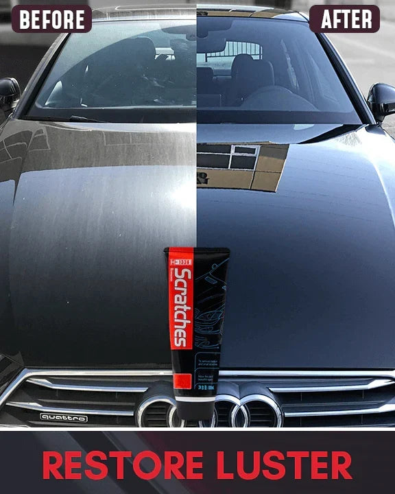 Car Plastic & Trim Restorer Polish Kit for Faded Auto Surfaces | Scratch Repair for Headlights, Bumpers & Dashboard | UV Protection