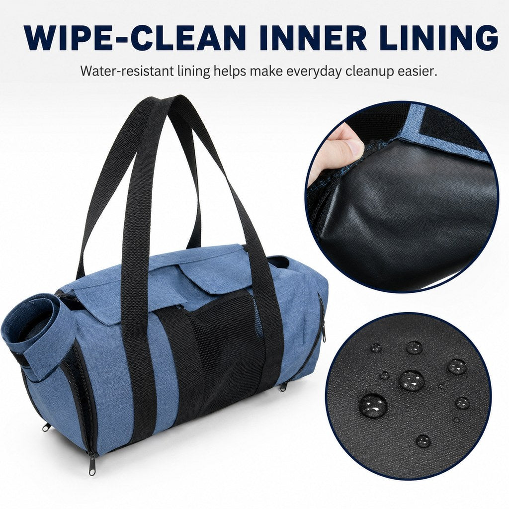Ortekor Cat Grooming Restraint Bag for Nail Trimming & Ear Cleaning – Easier Control for Wiggly Cats