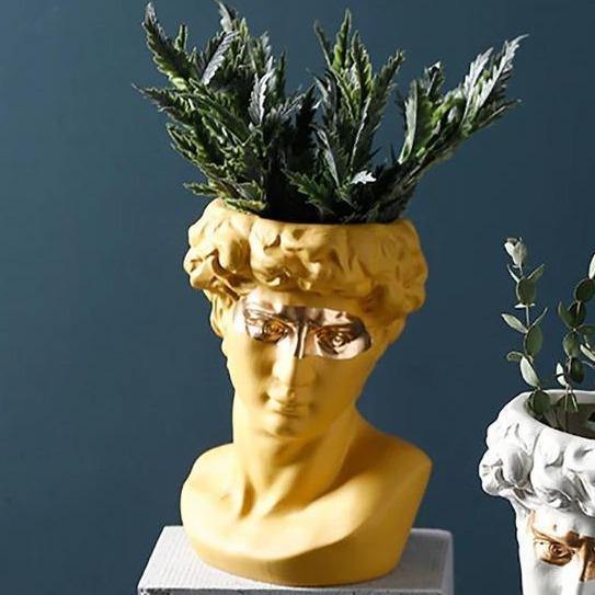 Majestic David - Ceramic Planter Sculpture