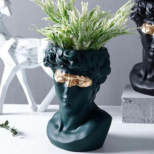 Majestic David - Ceramic Planter Sculpture