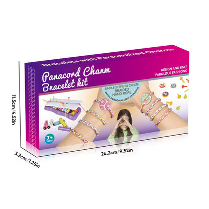 Kids' Friendship Bracelet Weaving Loom Kit – Creative Craft Set for Fine Motor Skills & Imaginative Play