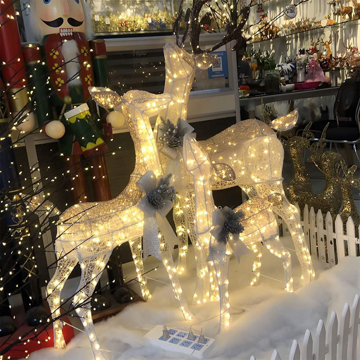 ELKLUME – Christmas Elk Lighting for Elegant Holiday Glow