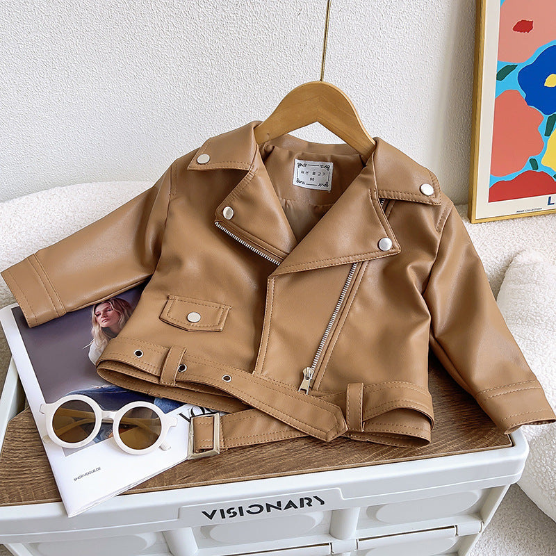 Ortekor Classic Collection | Boys Jacket with Zip Closure | Stylish PU Leather for All Seasons