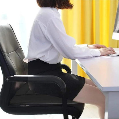 Coussin de confort | Coussin de siège auto en mousse à mémoire de forme avec soutien ergonomique | Soutien lombaire pour une conduite sans douleur
