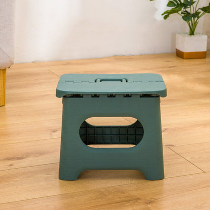 Collapsible Stepping Stool with Carry Handle for Kids & Adults – Lightweight Portable Home Helper