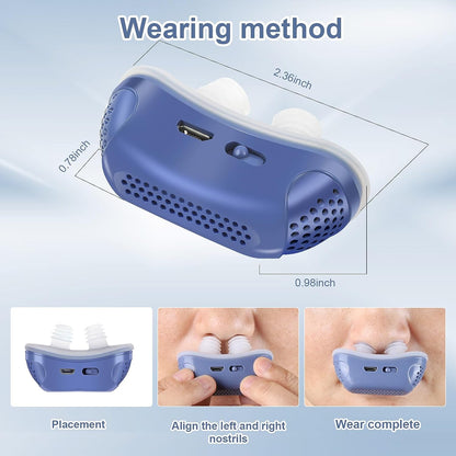 Portable Sleep Apnea Relief Device – Compact Nasal Airway Opener for Snore Reduction & Better Breathing
