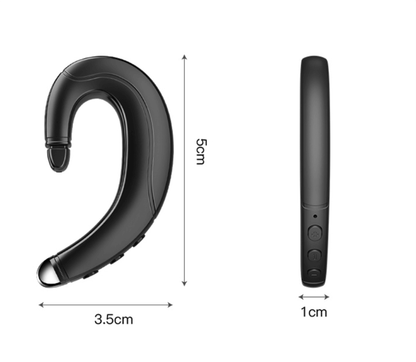 Bone Conduction Wireless Earbuds – Open-Ear Bluetooth Headphones for Running, Cycling & Sports – Sweat Resistant Audio with Awareness