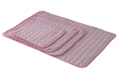 Tapis rafraîchissant pour animaux, coussin respirant en fibre thermorégulatrice pour chiens et chats, confort estival, portable, pour l'intérieur et l'extérieur, sans réfrigération