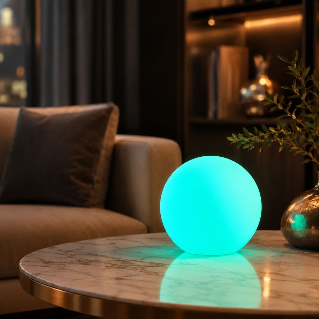 Lampe globe LED rechargeable avec télécommande – 16 modes de couleur, résistante aux intempéries pour un éclairage d'ambiance intérieur et extérieur