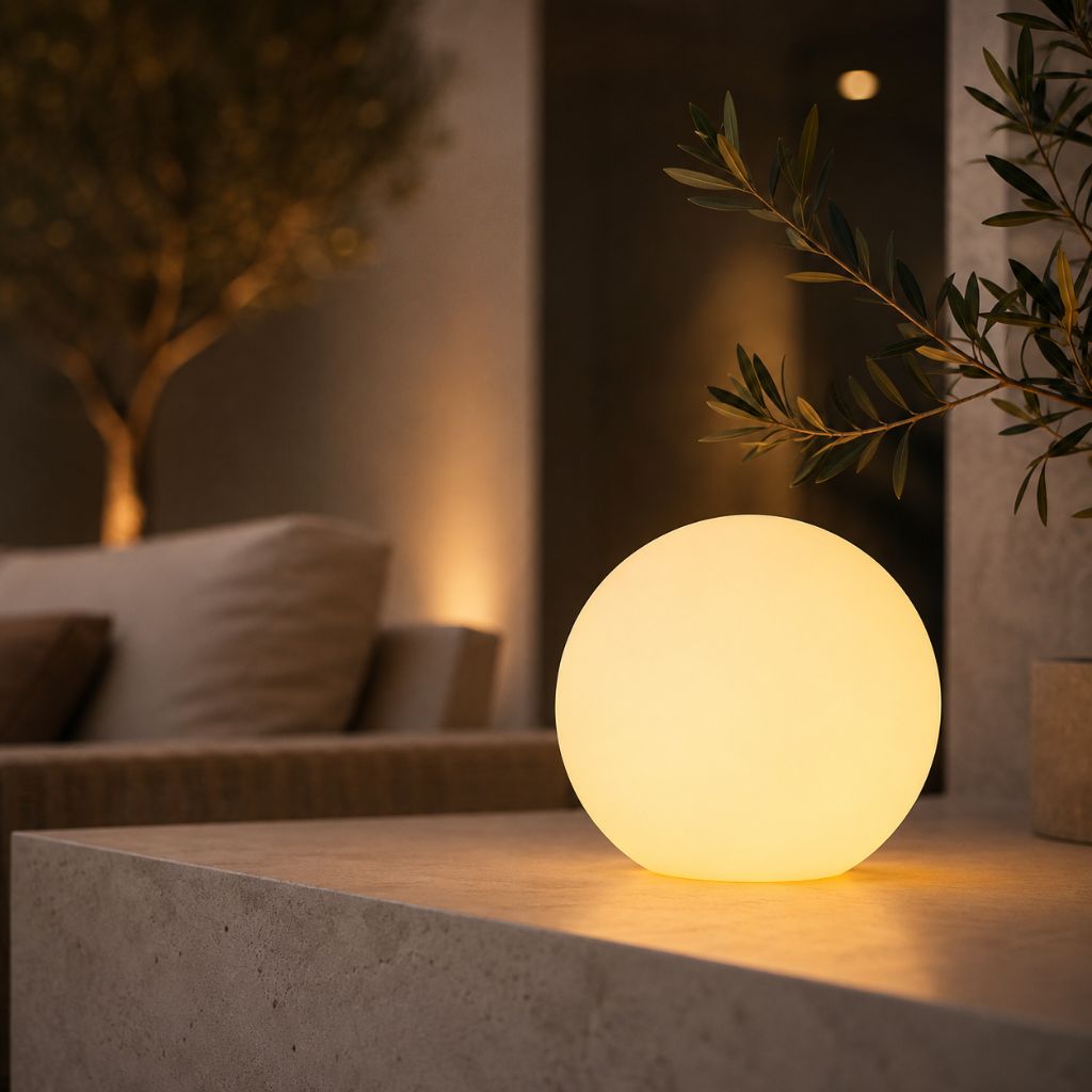 Lampe globe LED rechargeable avec télécommande – 16 modes de couleur, résistante aux intempéries pour un éclairage d'ambiance intérieur et extérieur