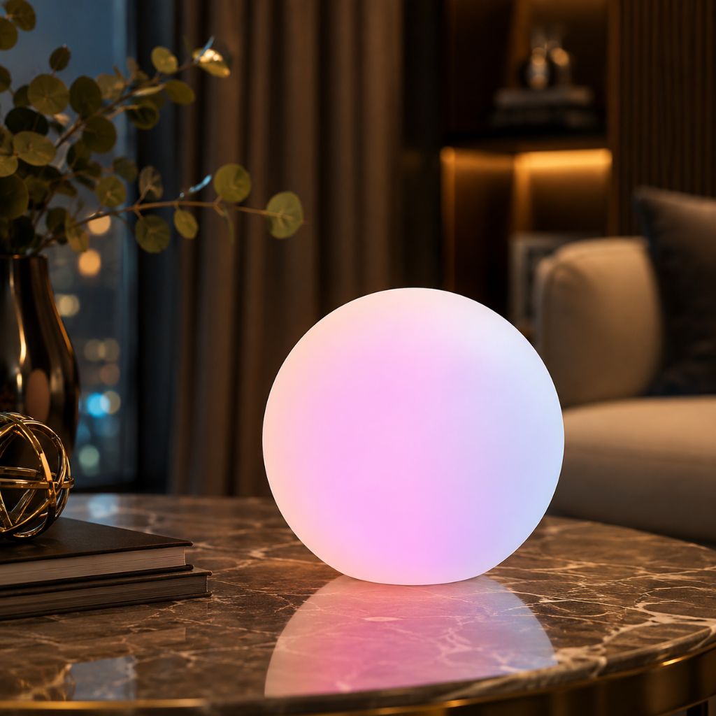 Lampe globe LED rechargeable avec télécommande – 16 modes de couleur, résistante aux intempéries pour un éclairage d'ambiance intérieur et extérieur