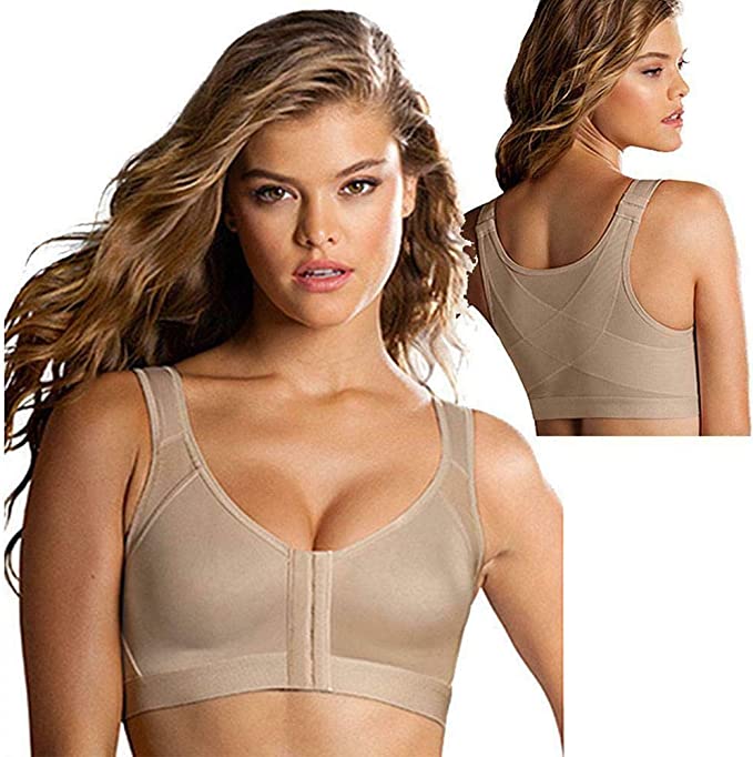 Women's Back Support Bra with Shoulder Alignment for Better Posture and Comfort