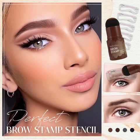 Kit de pochoirs et tampon à sourcils pour une forme parfaite