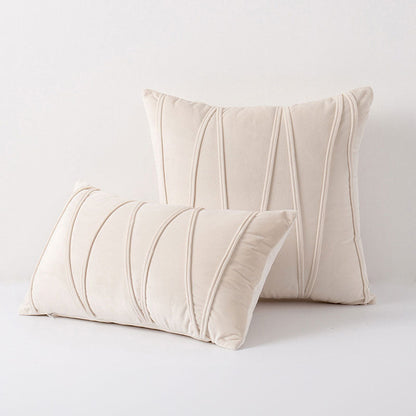 Velvet Throw Pillow Cover 18x18 Inch Square Pink Decorative Cushion Case for Couch Bedroom Living Room Chair Soft Zippered Polyester Sham 17