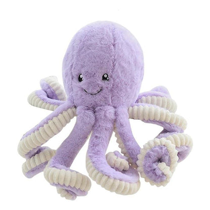 Stuffed Octopus Plush Toy Large Soft Sea Creature Cuddle Pillow for Kids Bedroom Nursery Decor Gift Blue Pink White Brown Purple