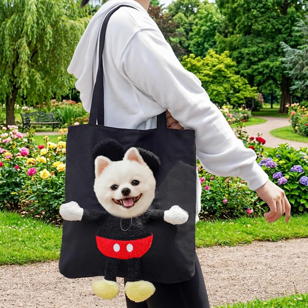 Ortekor Head-Out Cat Carrier Tote for Walks & Vet Visits - Lightweight Canvas Pet Bag for Cats & Small Dogs