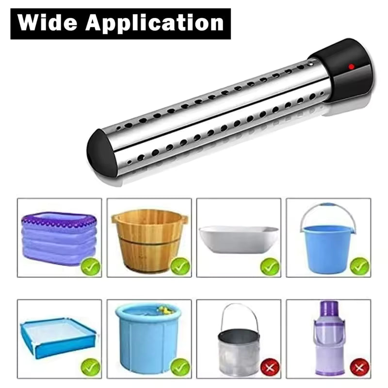 Réchauffeur de piscine flottant Ortekor | Réchauffeur de piscine électrique avec chauffage rapide 3000 W | Conception portable pour un confort toute l'année