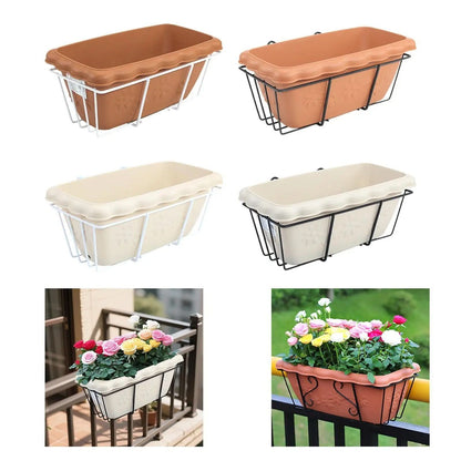 PORCHBLOOM – Hanging Balcony Railing Planter