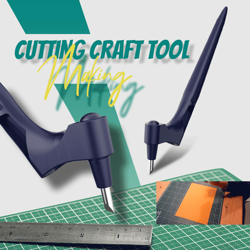 Rotary Craft Knife with 360-Degree Swivel Blade for Paper Cardstock Fabric Vinyl Cutting & Engraving Tool Kit for Scrapbooking DIY Art Proje