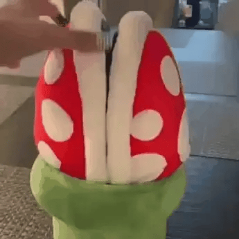 Slippers Cartoon Plant Plush Cotton-Filled Non-Slip Sole