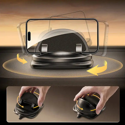 Support de téléphone pour tableau de bord, support de téléphone en silicone pour voiture, support antidérapant avec rotation à 360°, accessoires de voiture