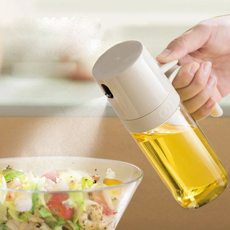 Vaporisateur d'huile en verre résistant à la chaleur 250 ml, outil de cuisine pour friteuse à air, grill, salade et pâtisserie