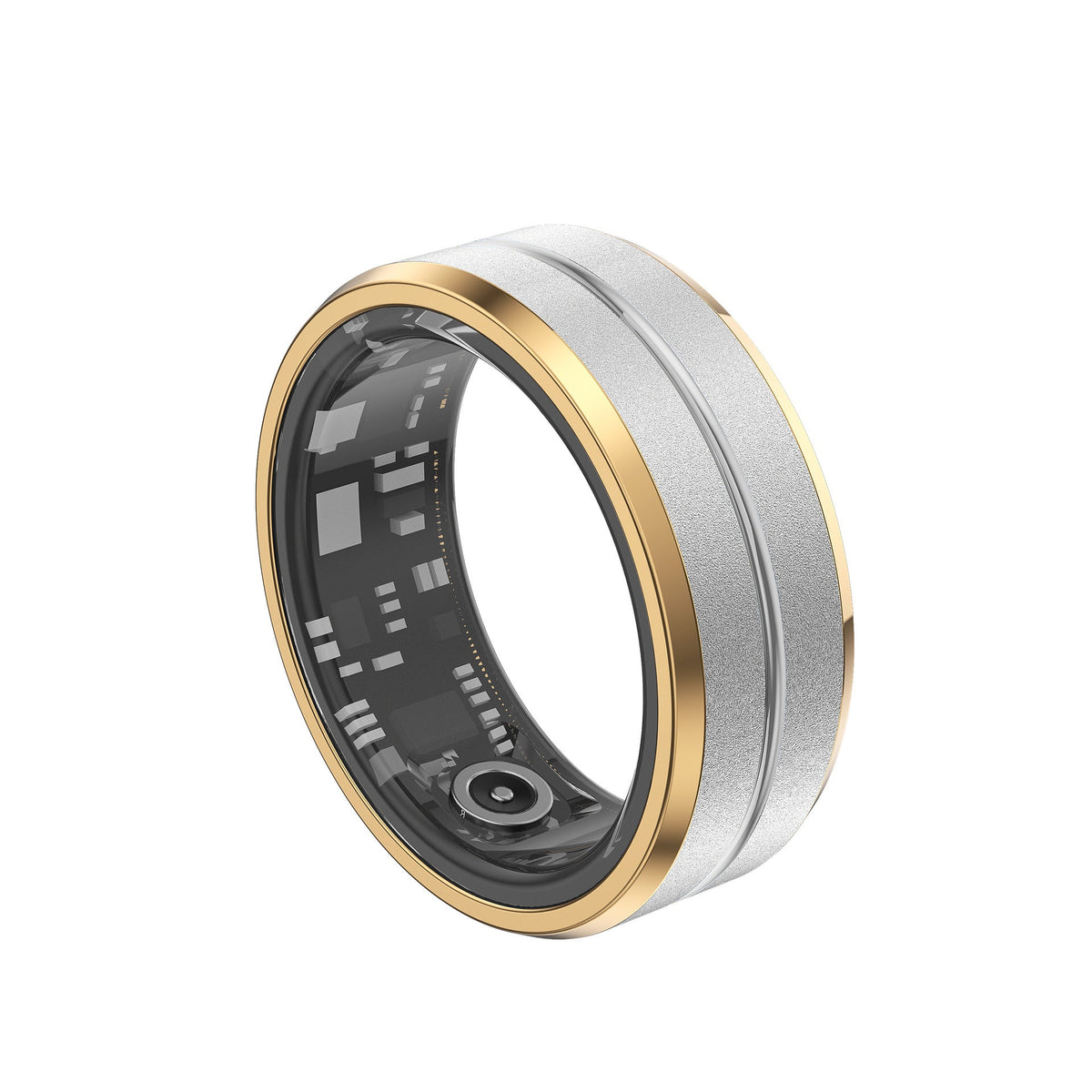 Bague connectée avec suivi de la fréquence cardiaque et de l'oxygène dans le sang | Tracker de fitness étanche pour un suivi quotidien de votre santé
